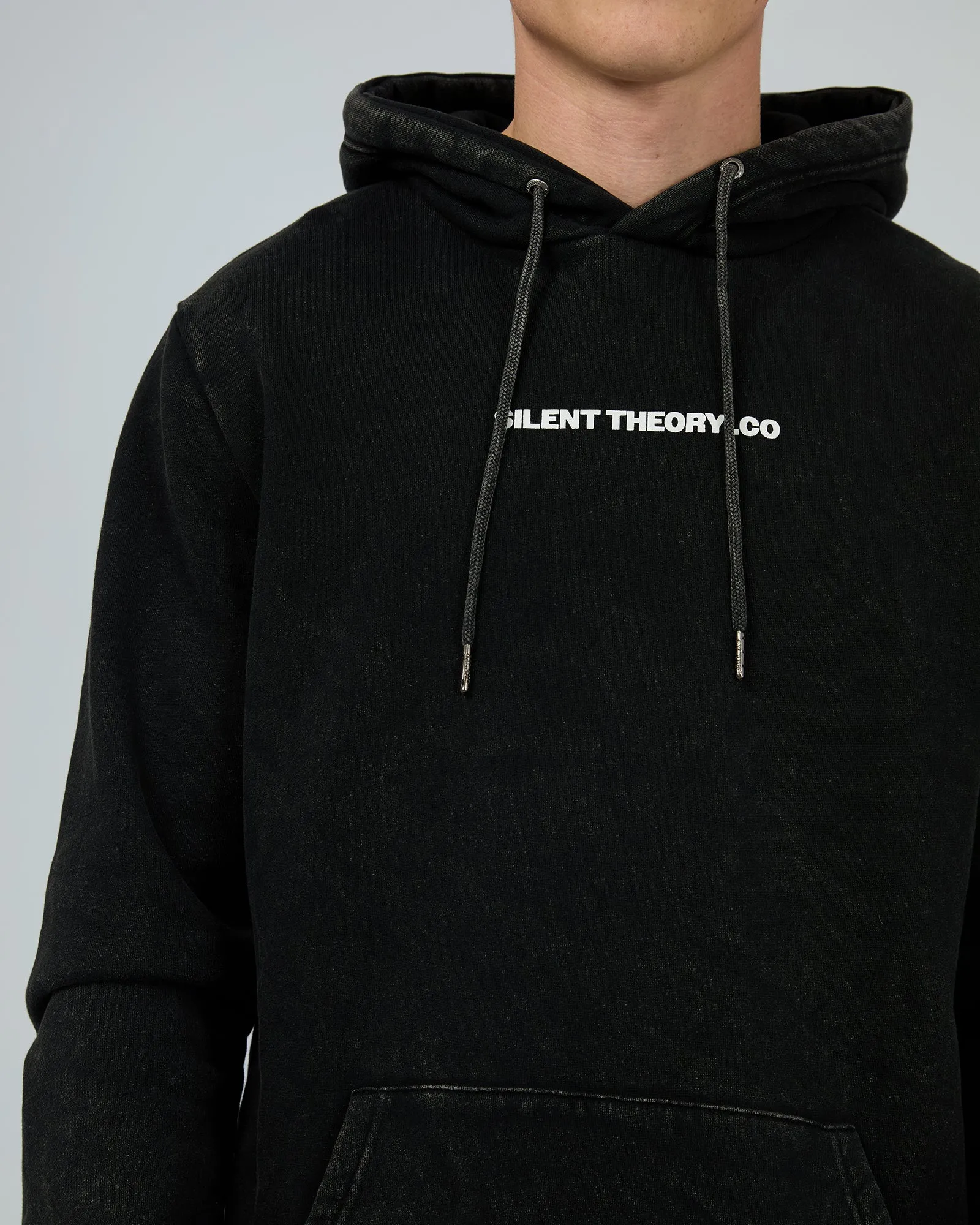 Members Hoodie Washed Black