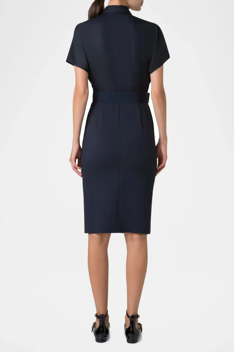 Mixed-Media Shirtdress