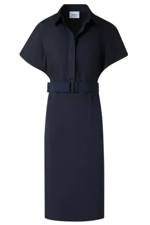 Mixed-Media Shirtdress