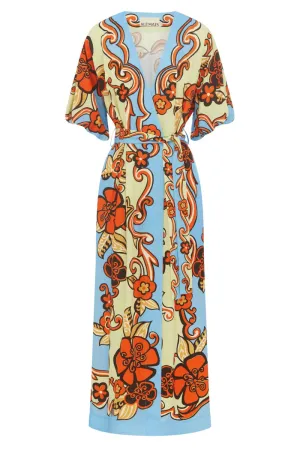 Ondine Wrap Midi Dress