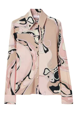 Orchidee Fitted Button Down