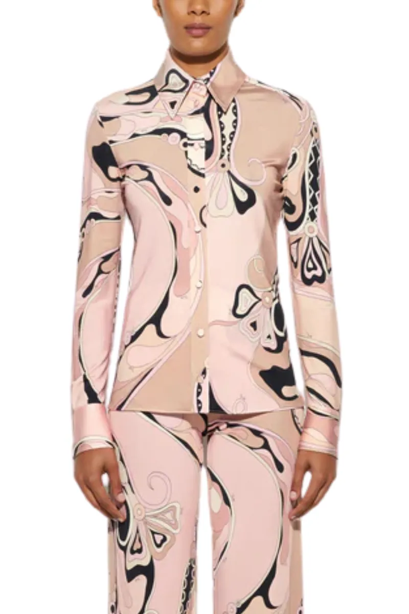 Orchidee Fitted Button Down