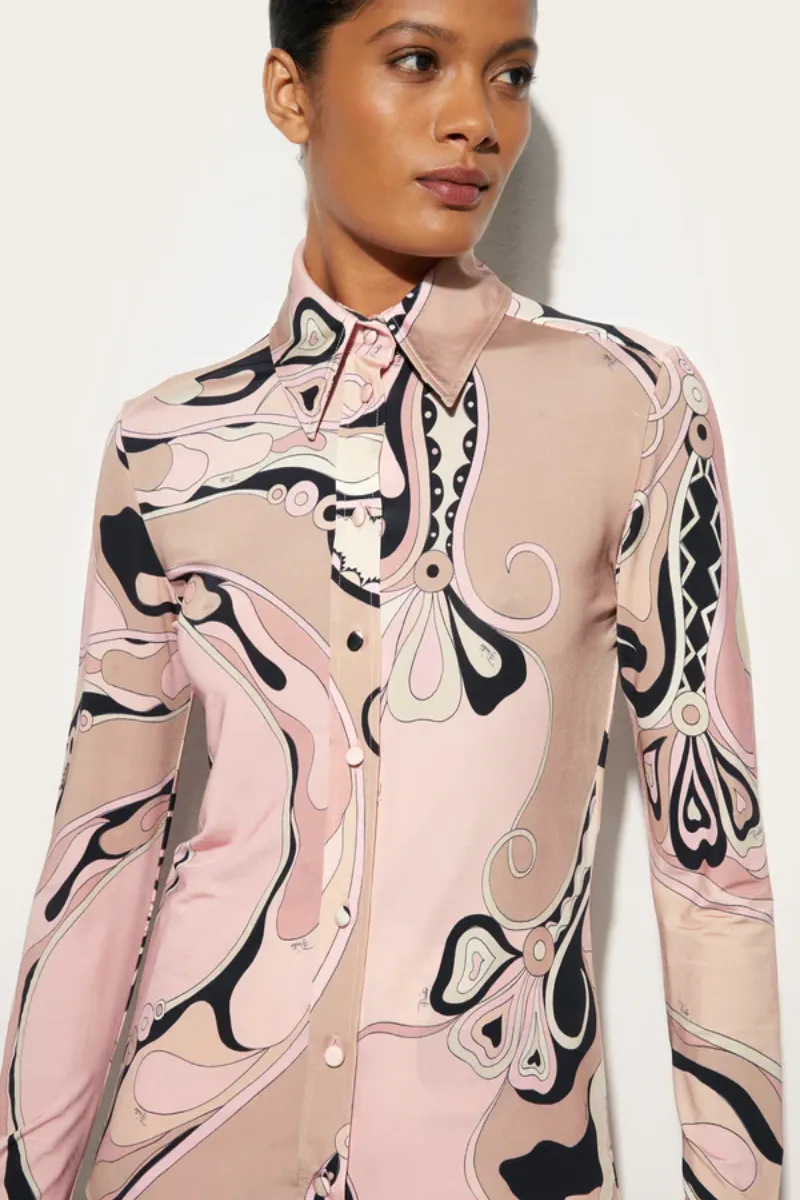 Orchidee Fitted Button Down