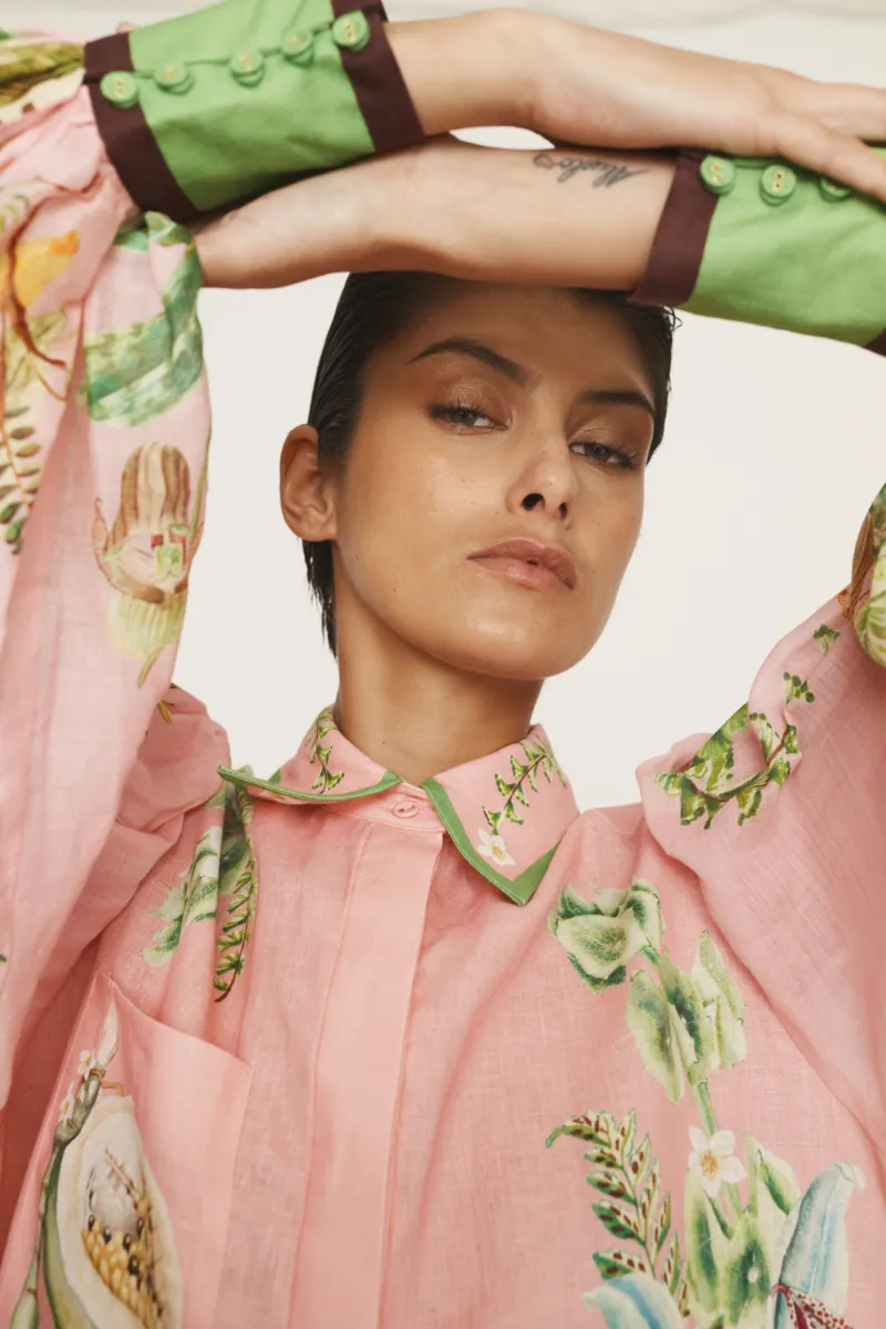 Papaya Shirtdress
