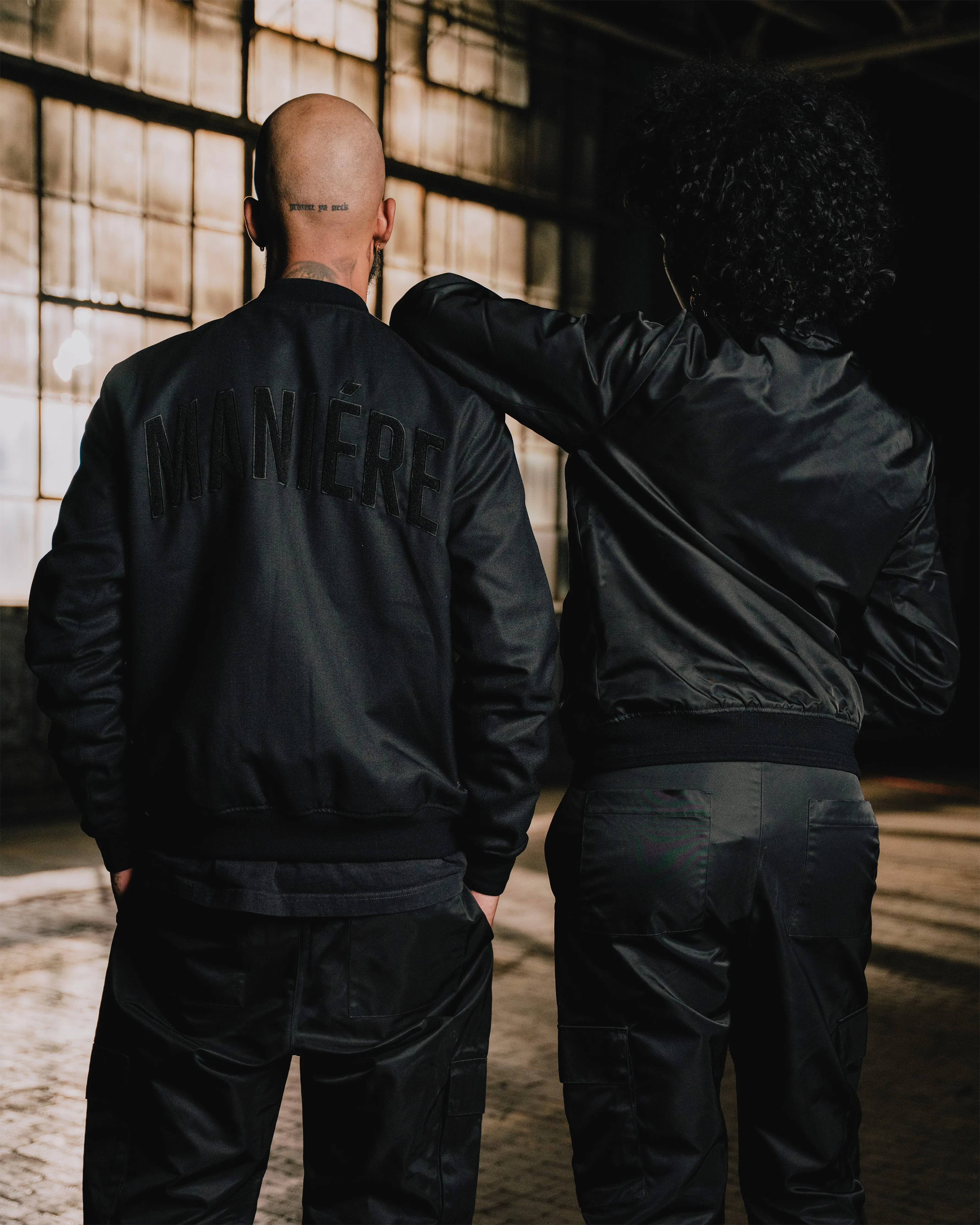PETRATEX NYLON REVERSIBLE BOMBER JACKET