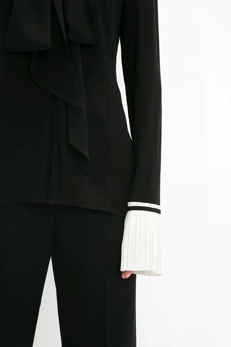 Pleat Cuff Blouse