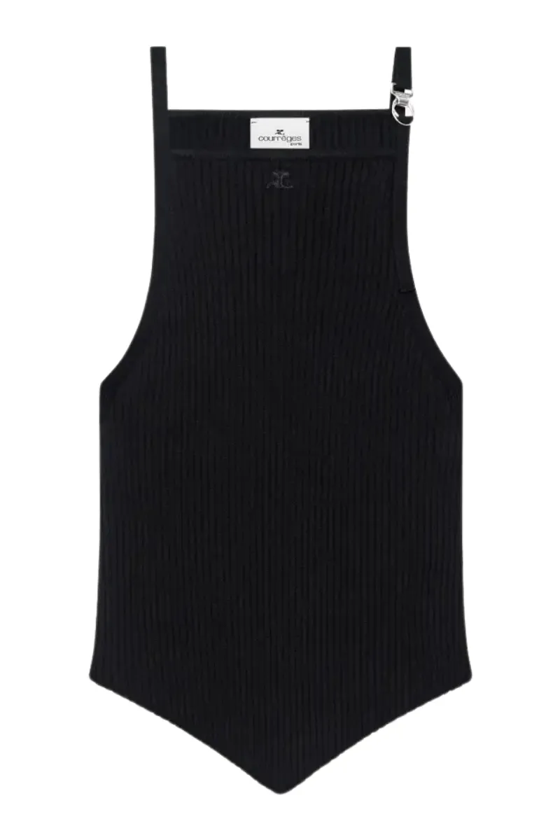 Pointy Buckle Rib Top