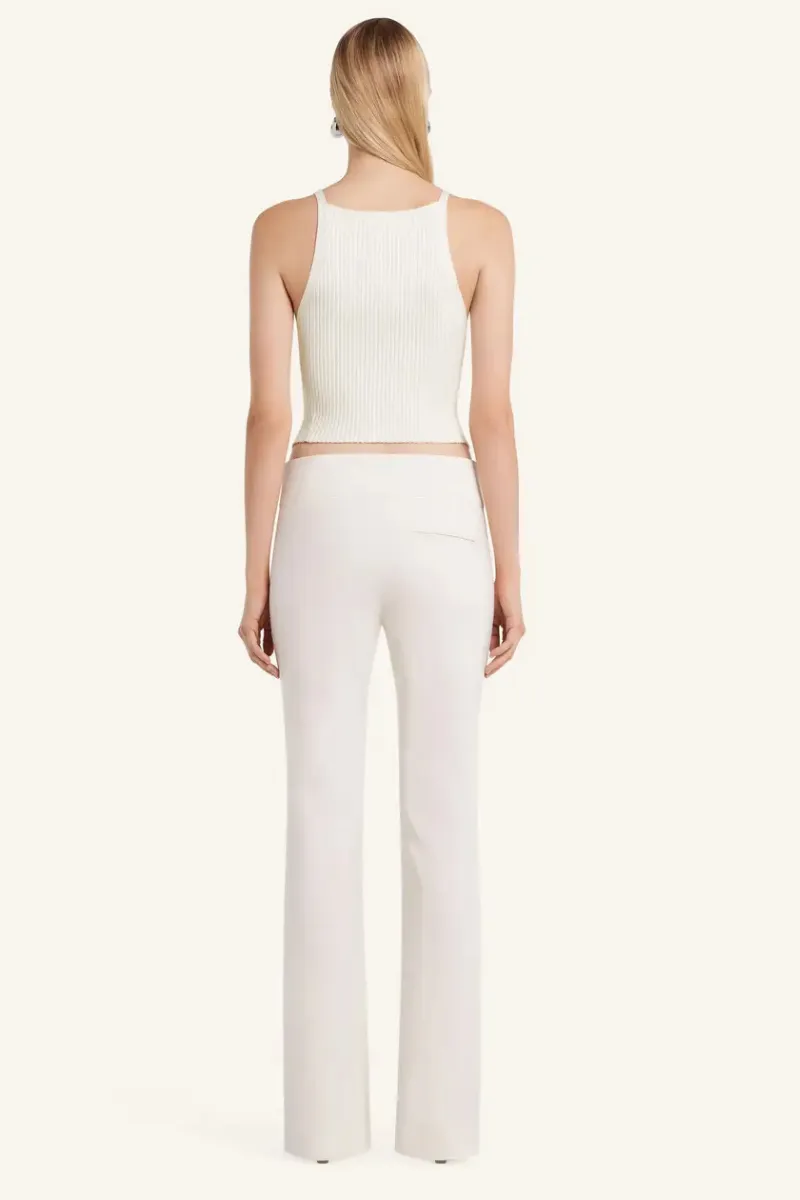Pointy Buckle Rib Top