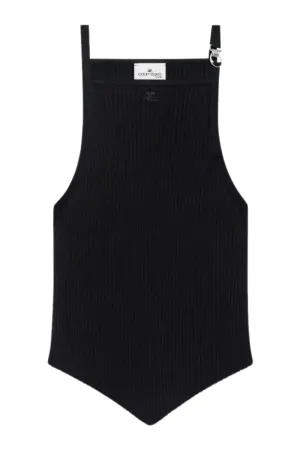 Pointy Buckle Rib Top