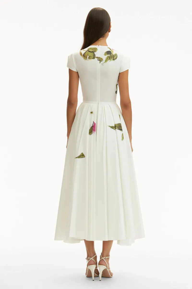 Printed Roses Dress