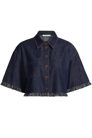 Rhiannon Fringe Denim Shirt