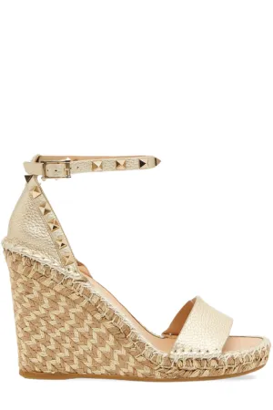 Rockstud Double Wedge Sandals