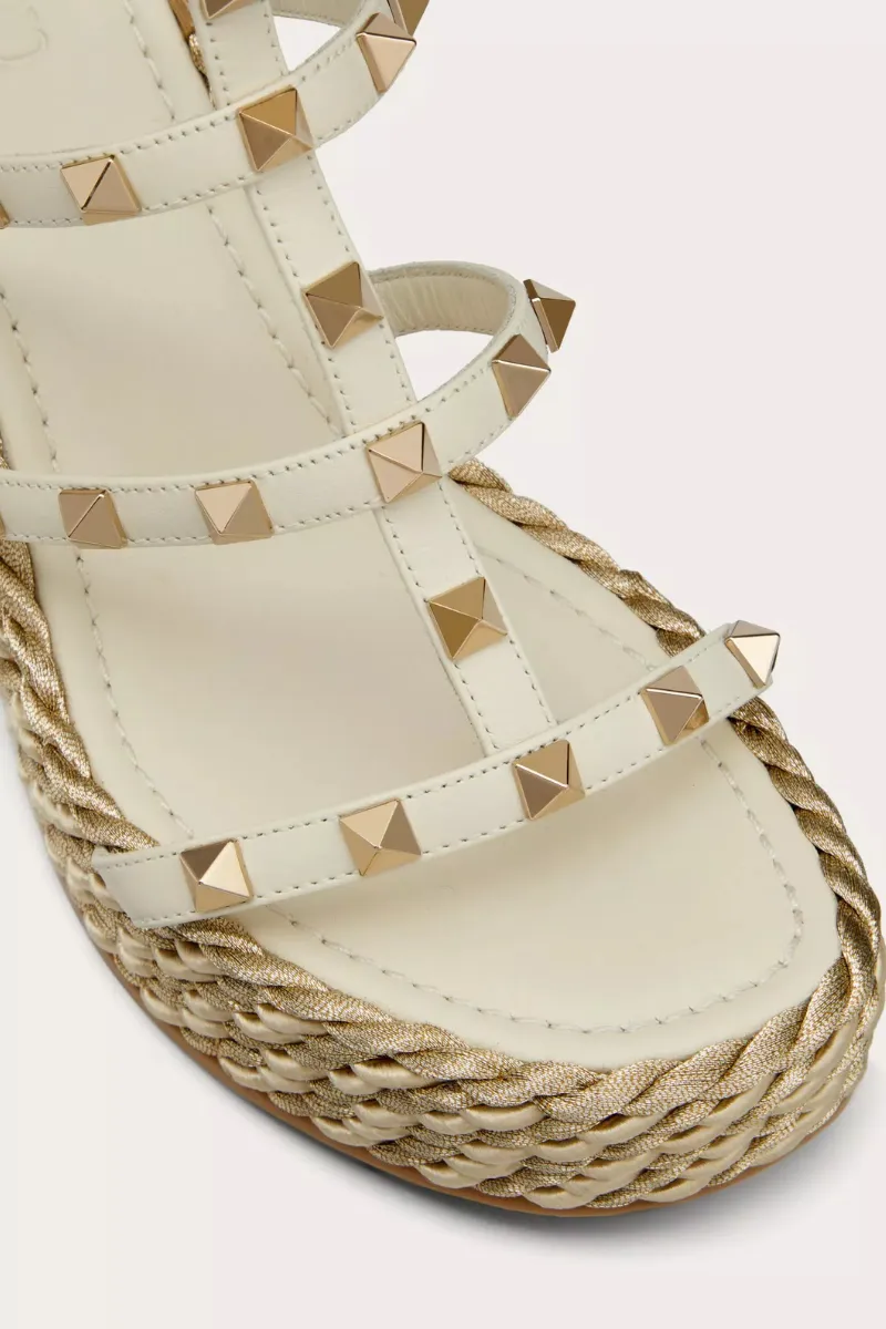 Rockstud Wedge Sandals