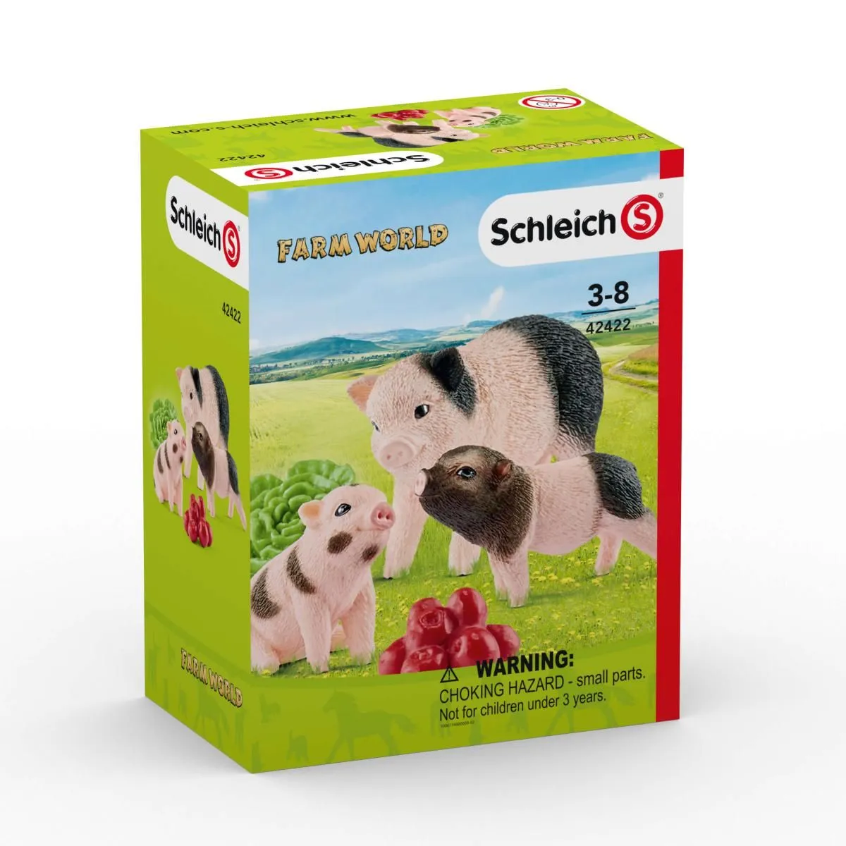 Schleich Miniature Mother Pig With Piglets