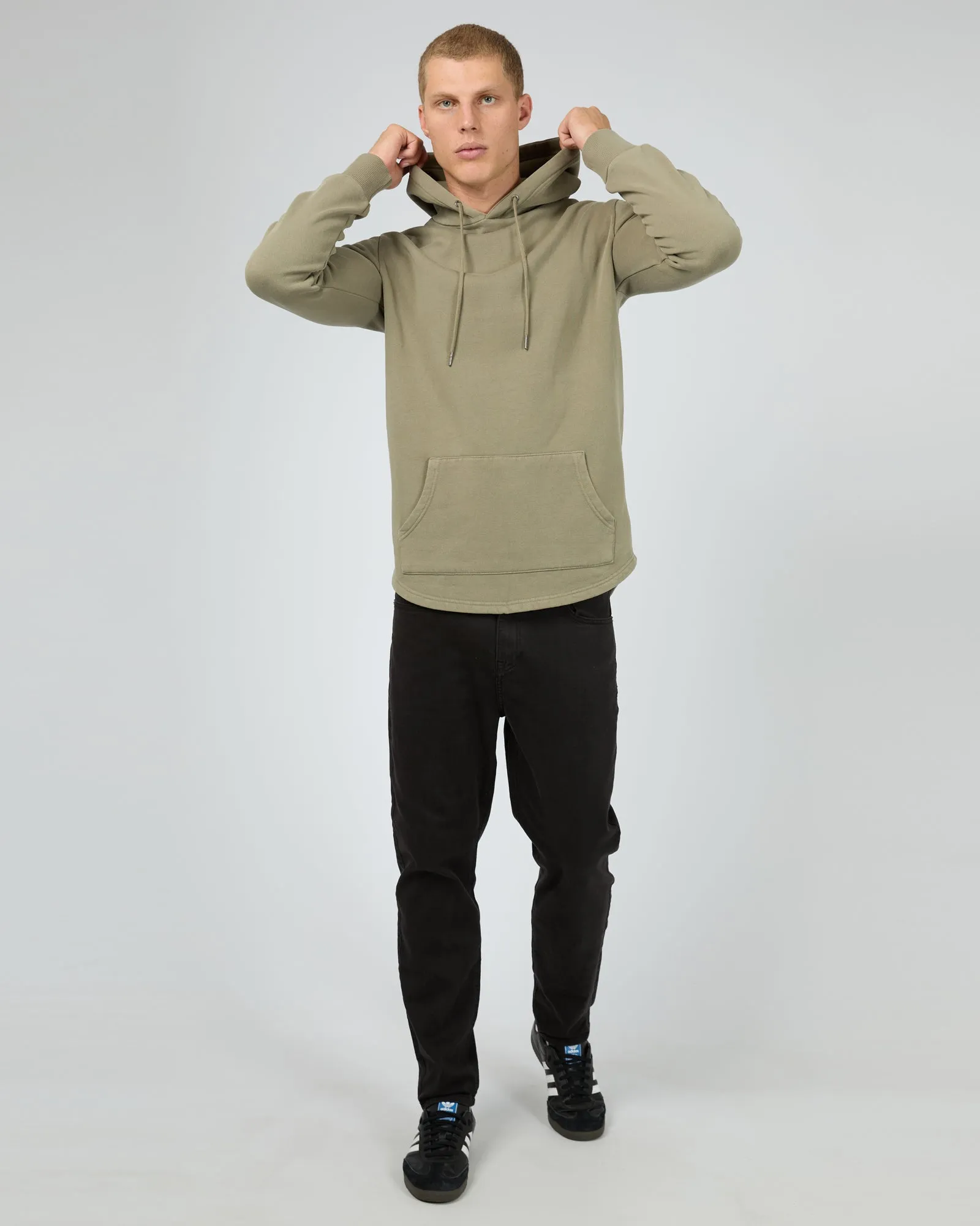 Scoop Hoodie Khaki