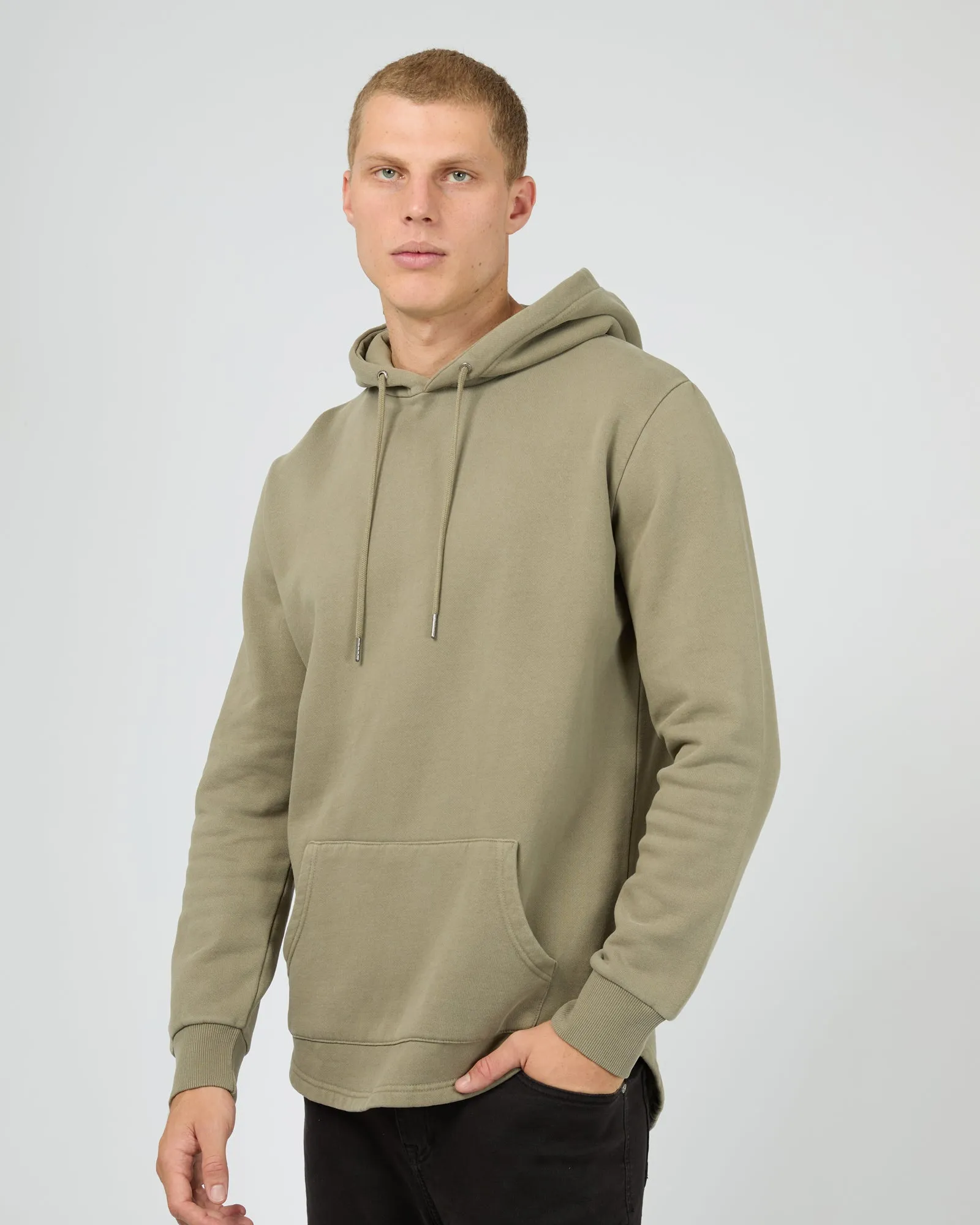 Scoop Hoodie Khaki