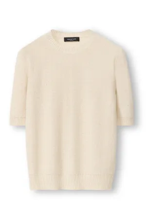 Sequin Short Sleeve Sweater