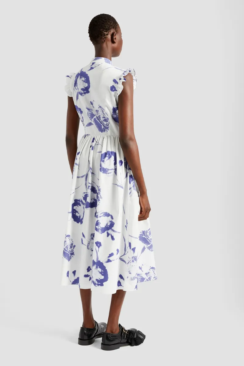 Sleeveless Flared Midi Dress