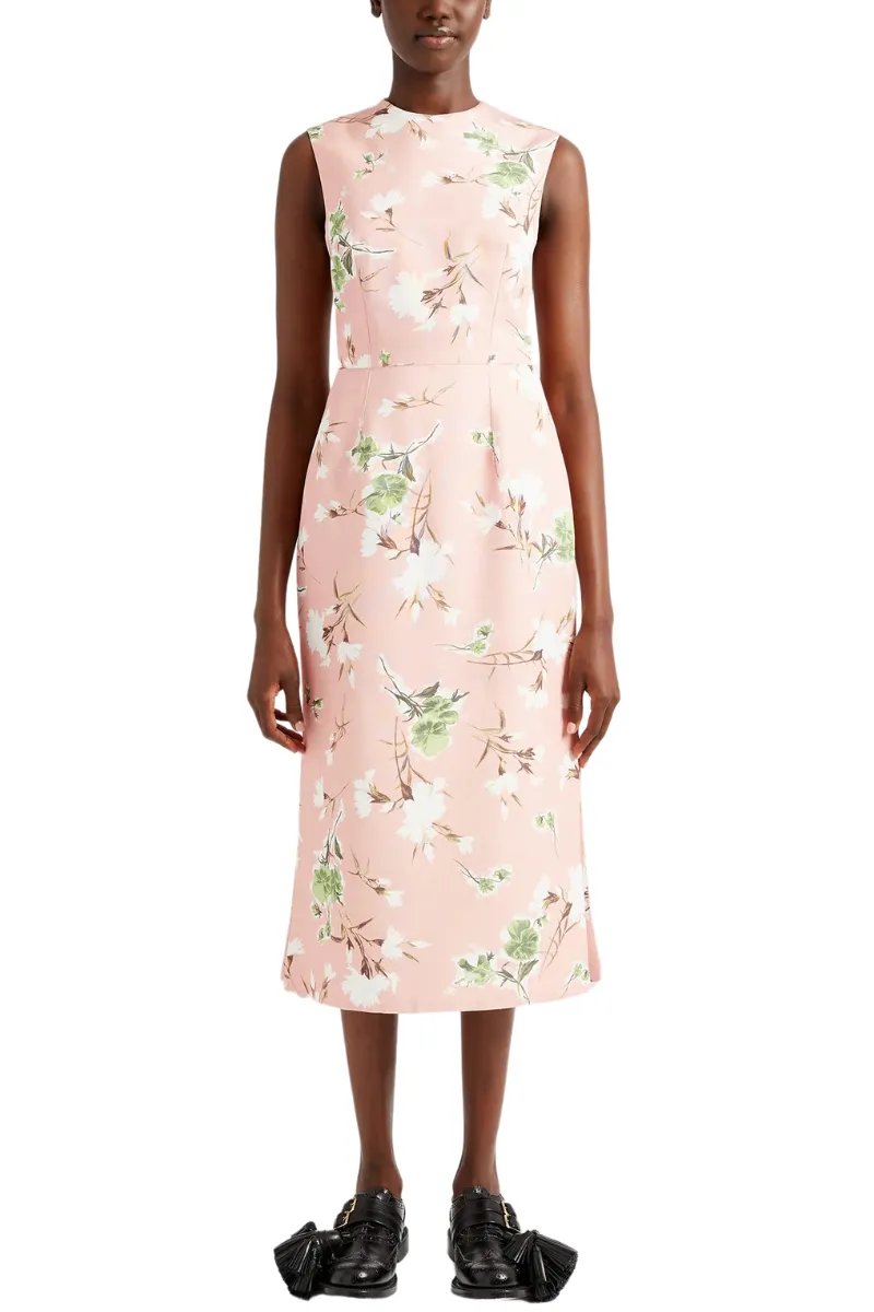 Sleeveless Midi Pencil Dress