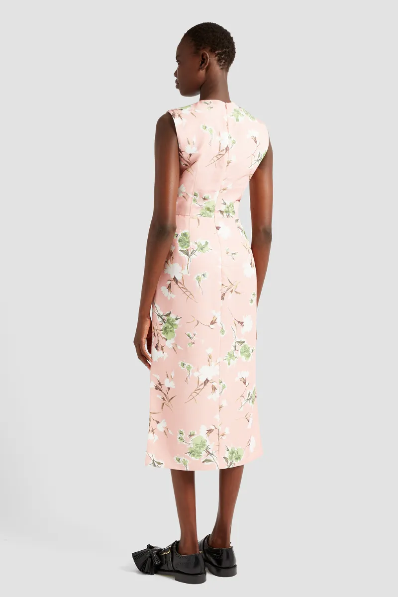 Sleeveless Midi Pencil Dress