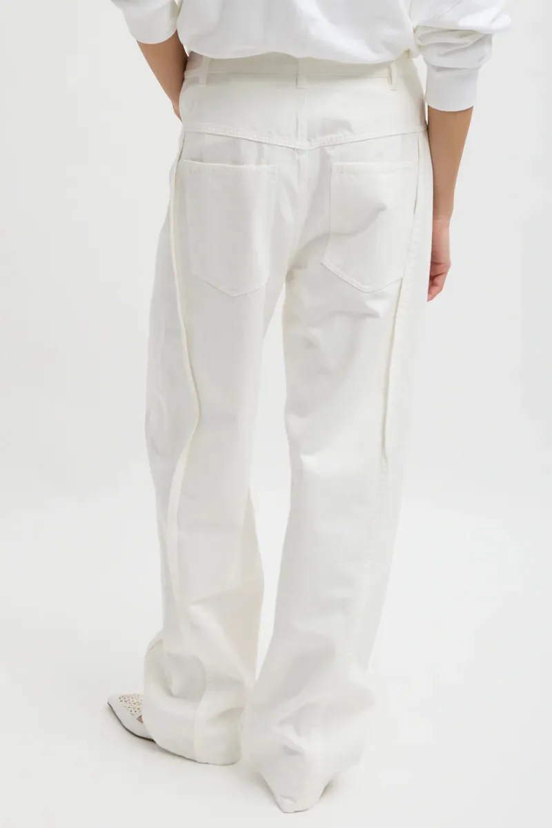 Spring Denim Tuck Jean