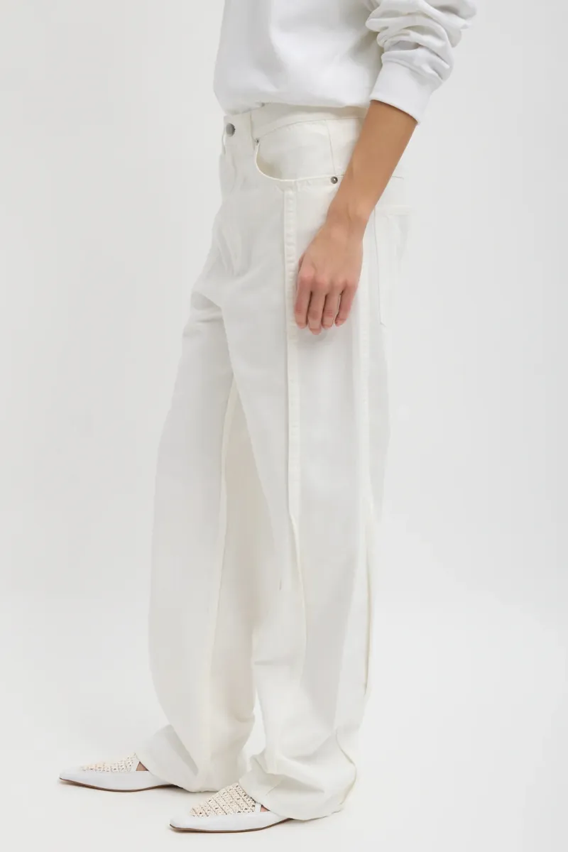Spring Denim Tuck Jean