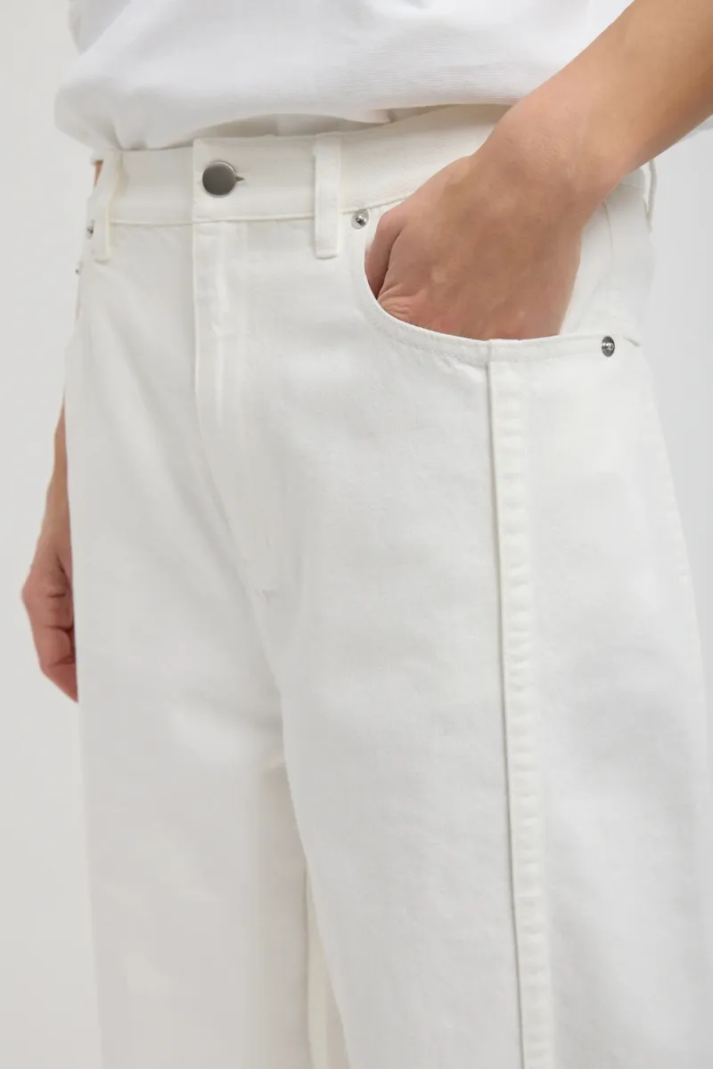 Spring Denim Tuck Jean