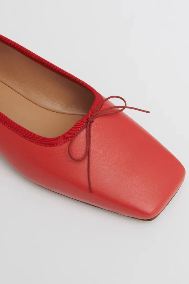 Square Toe Ballerina Flat