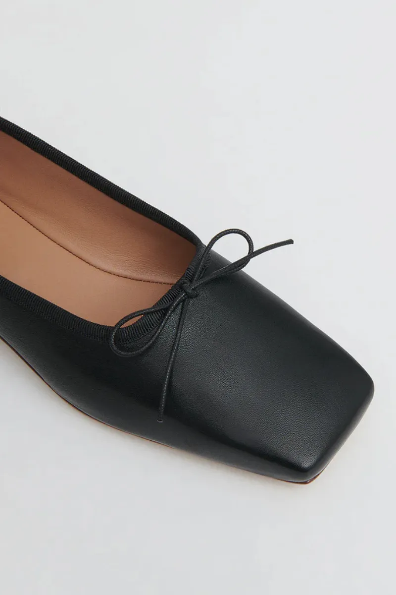 Square Toe Ballerina Flat