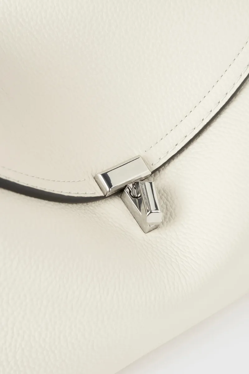 T-Lock Grained-Leather Bag