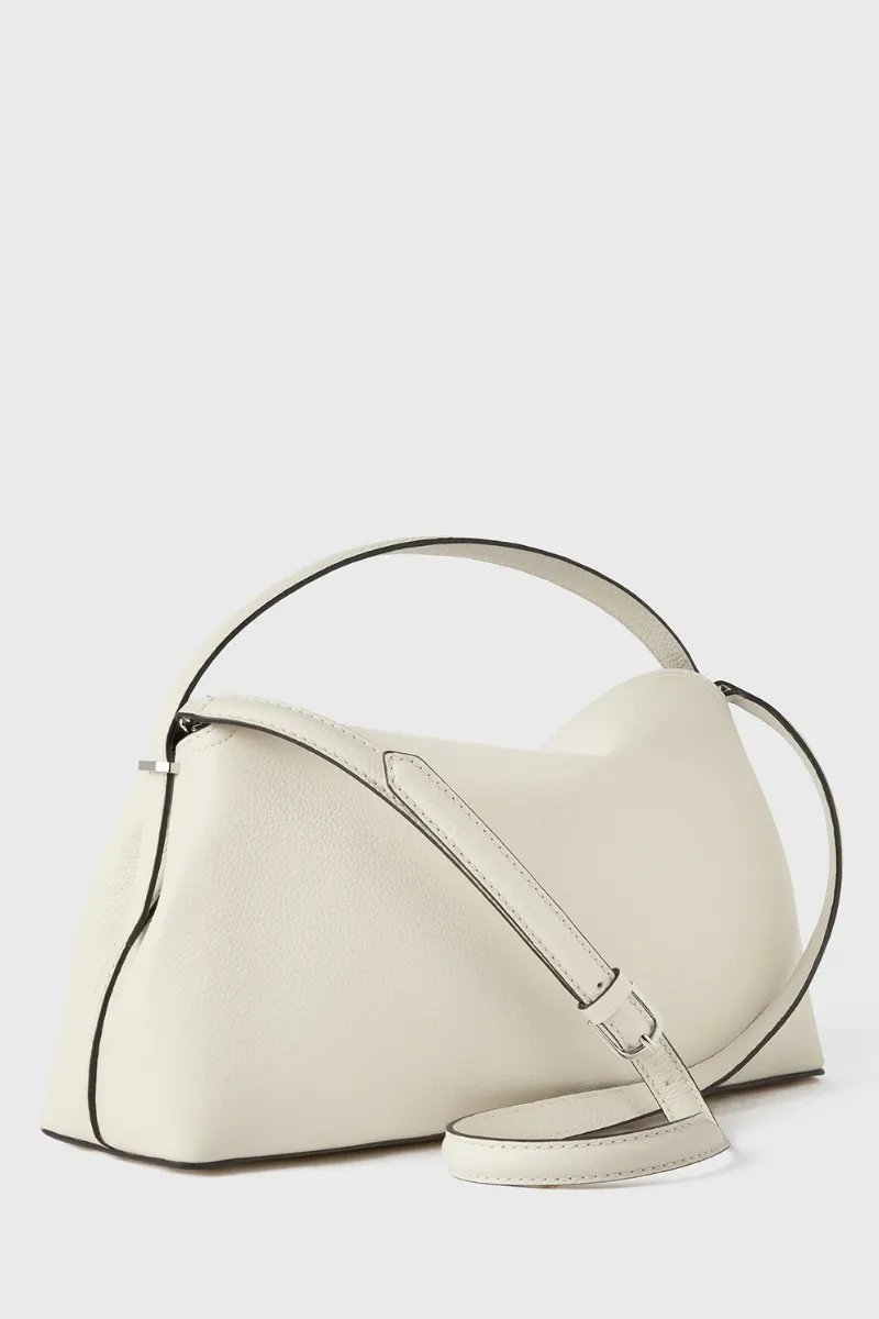 T-Lock Grained-Leather Bag