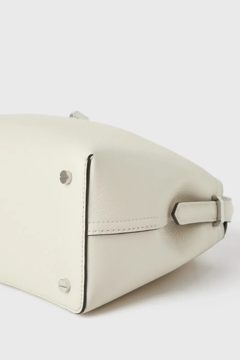 T-Lock Grained-Leather Bag