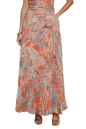 Torin Pleated Maxi Skirt