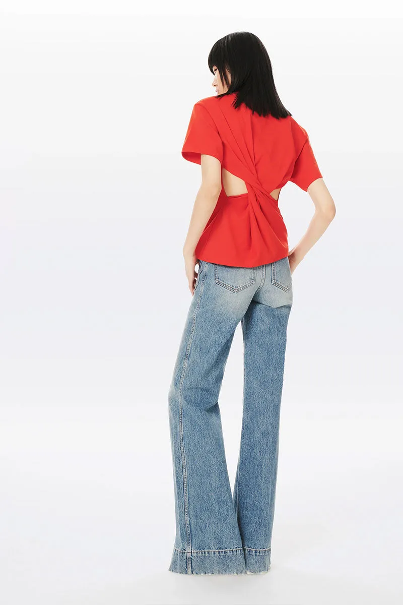 Twist-Back T-Shirt