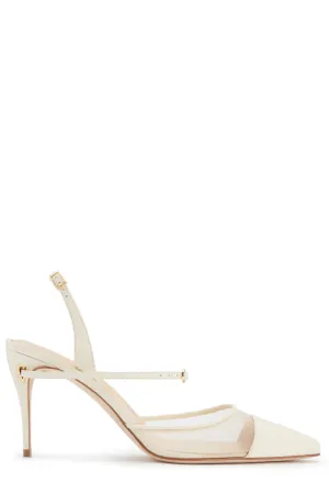 Vittorio 85 Mesh Slingback Pump