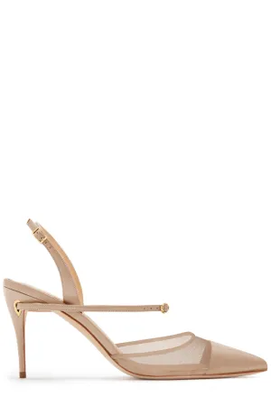 Vittorio 85 Mesh Slingback Pump