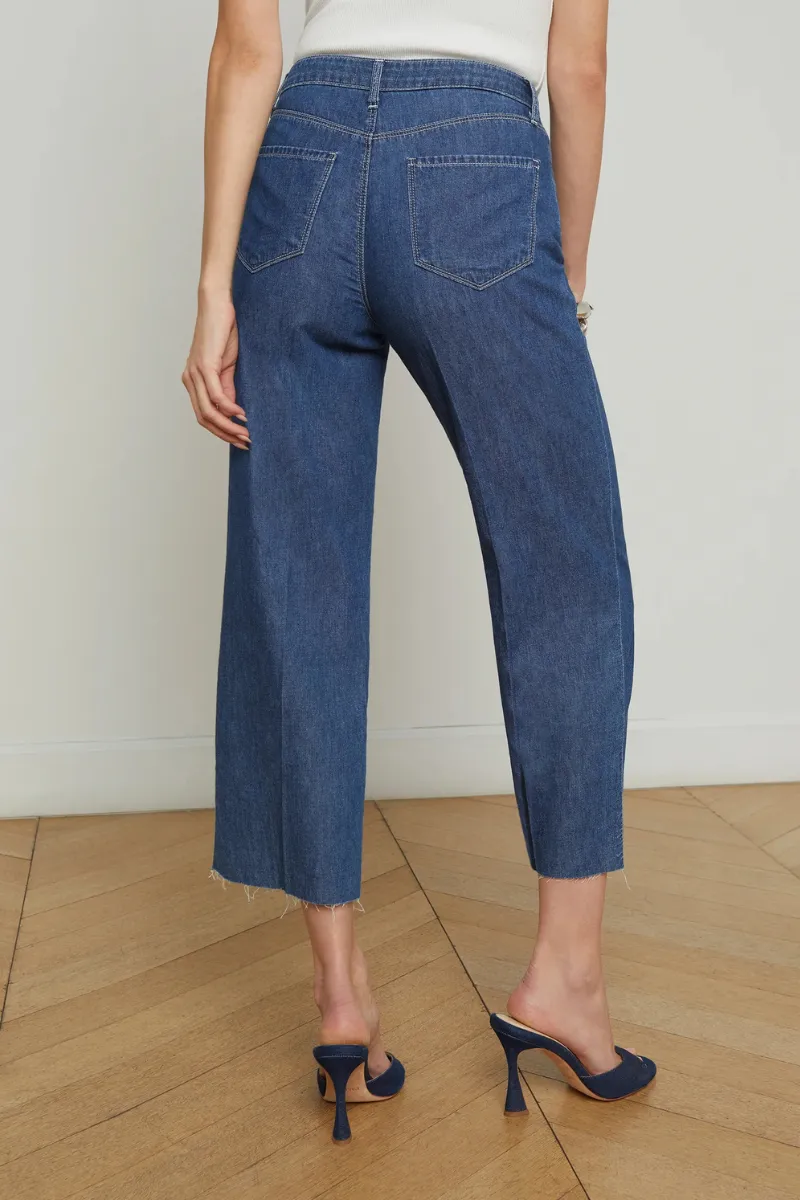 Wanda Cropped Wide-Leg Jean