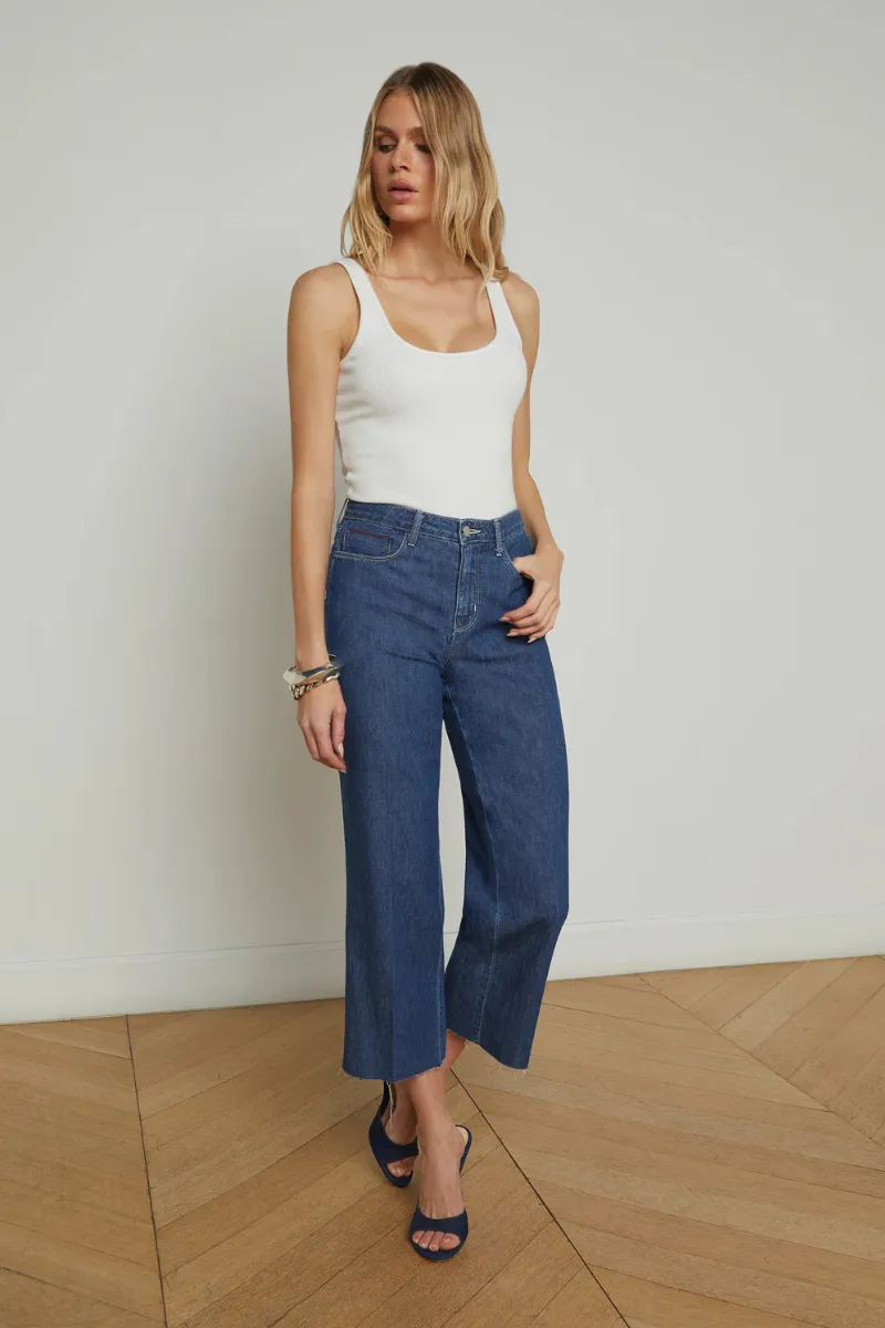 Wanda Cropped Wide-Leg Jean